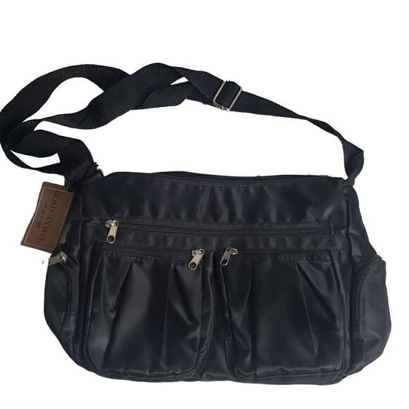NWT Gold Coast Black Shoulder Bag - Picture 1 of 16